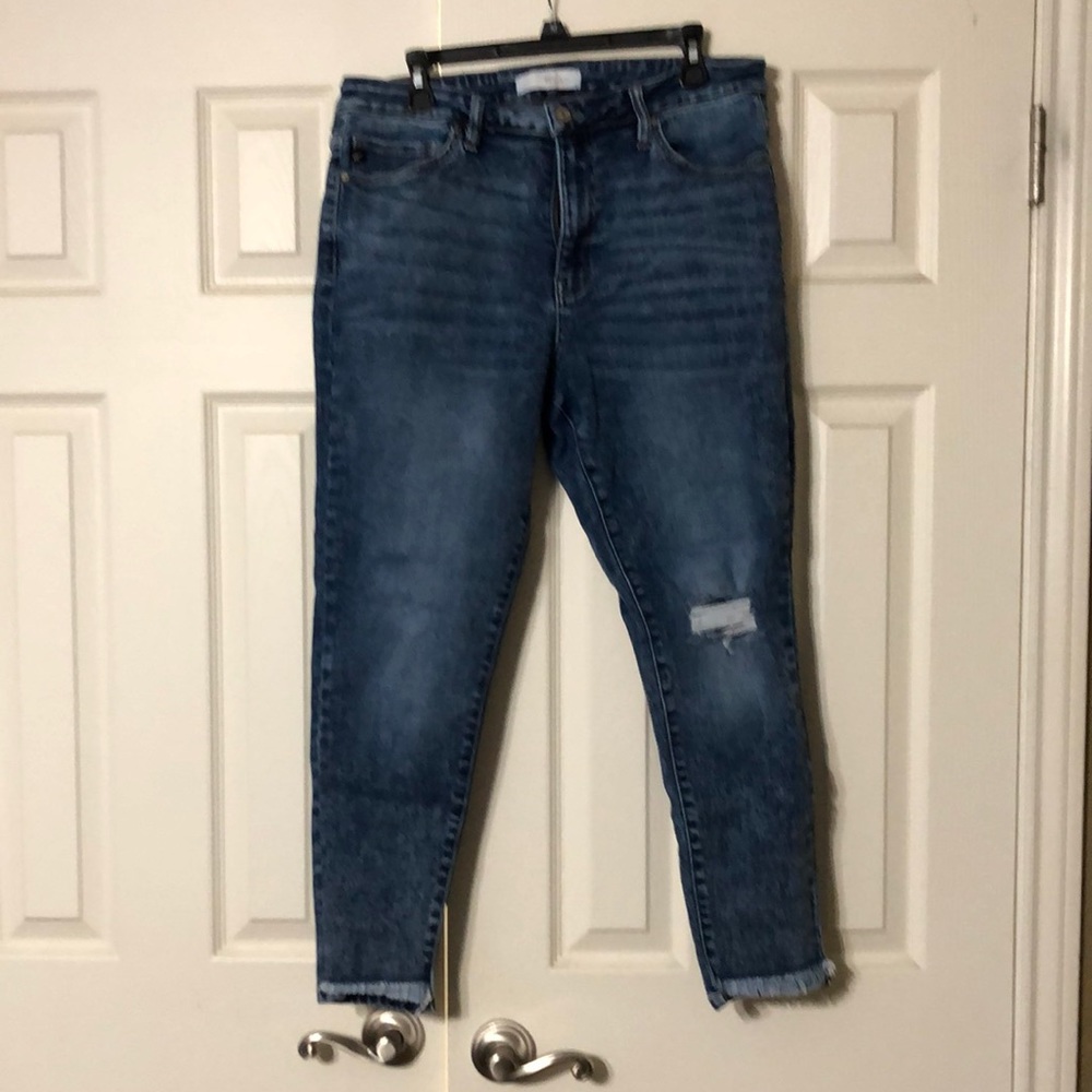 KanCan high rise jeans, size XL/15, EUC